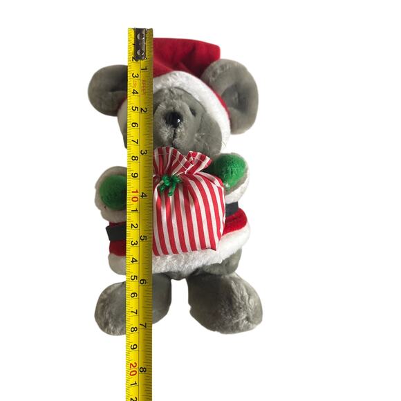 1986 Dakin Mr & Mrs Santa Mouse Plush Set w/ Original Tags Vintage Korea - Picture 10 of 16